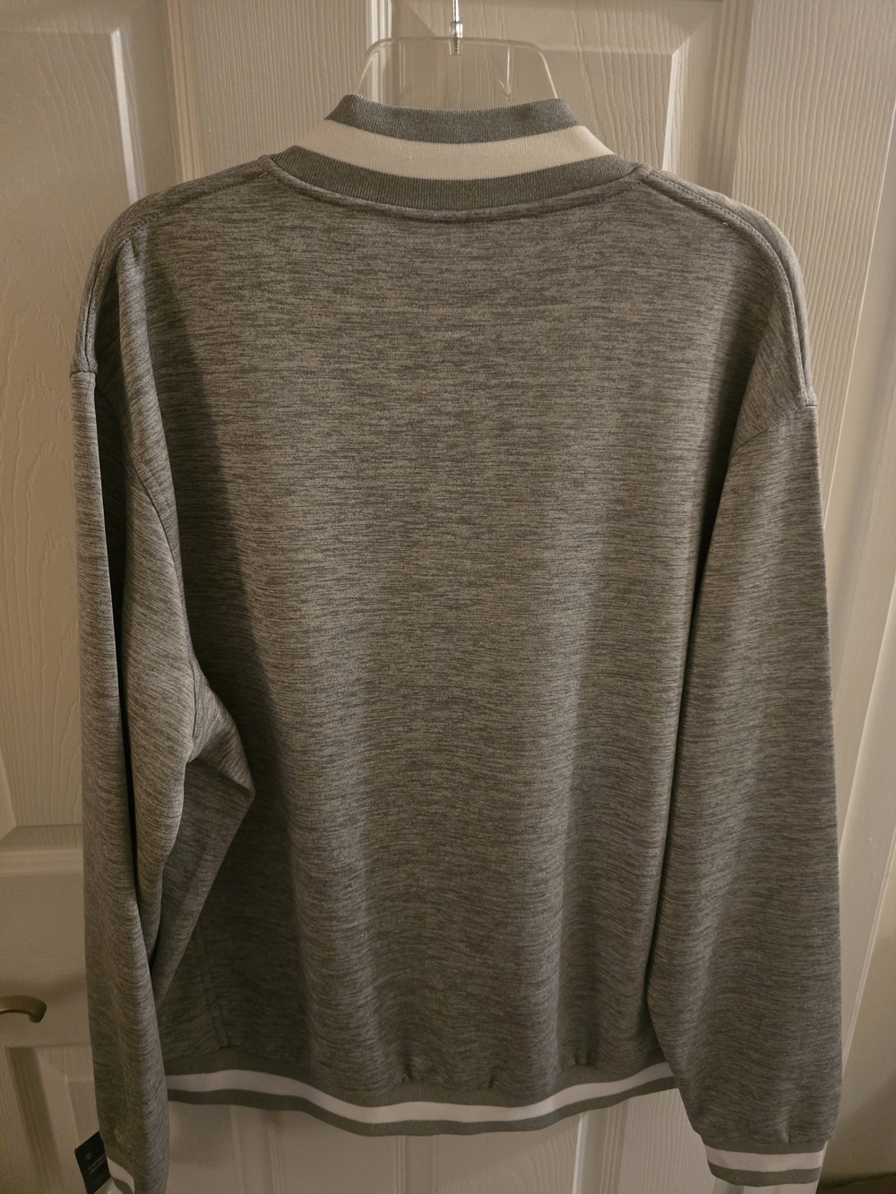 Jeep Grey & White Zip-up Bomber Jacket BNWT (Men's Large) - Picture 9 of 9